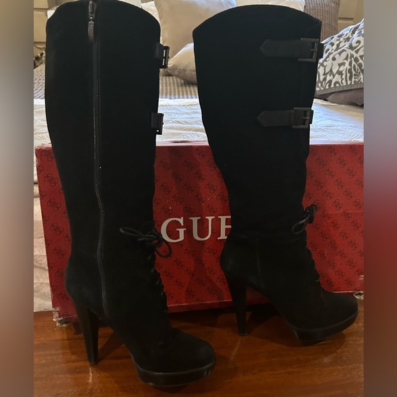 Guess Shoes - GUESS Women's Black Knee-High Boots